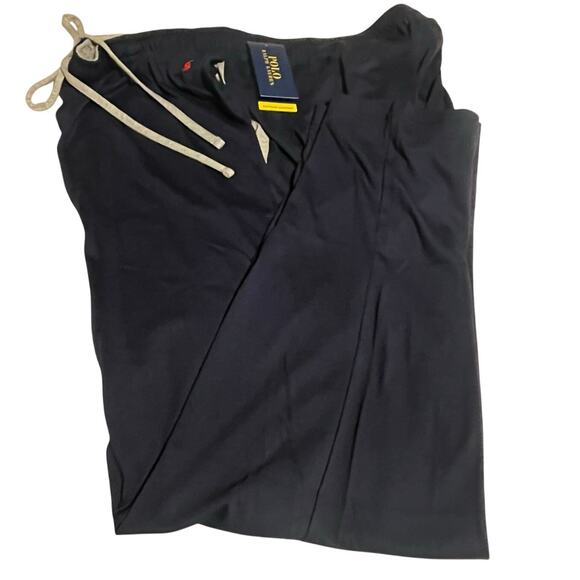 Polo Ralph Lauren Cotton-Blend-Jersey Pajama Pant Navy/Andover Heather/Red Sz XL - Picture 3 of 6